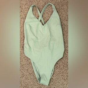 NWT Toluca Swim Venus Midi - Eucalyptus Hybrid Rib, XXXL/3X